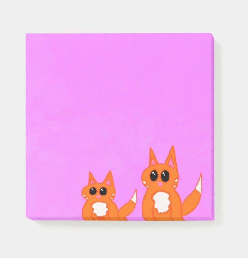 “Pretty Kitty” Post-its