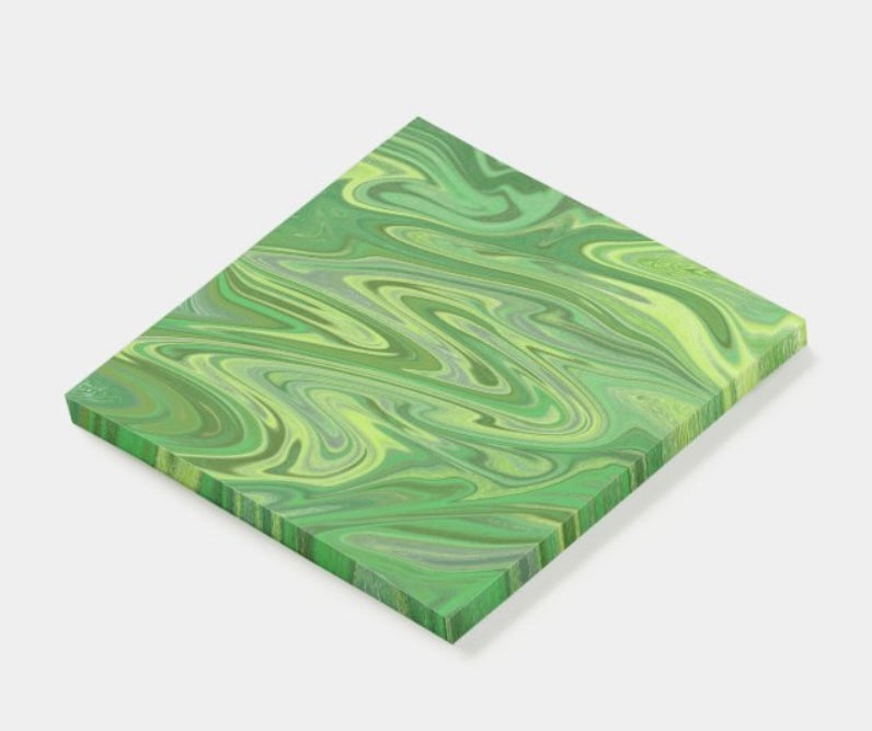 “Liquify Green” Post-its