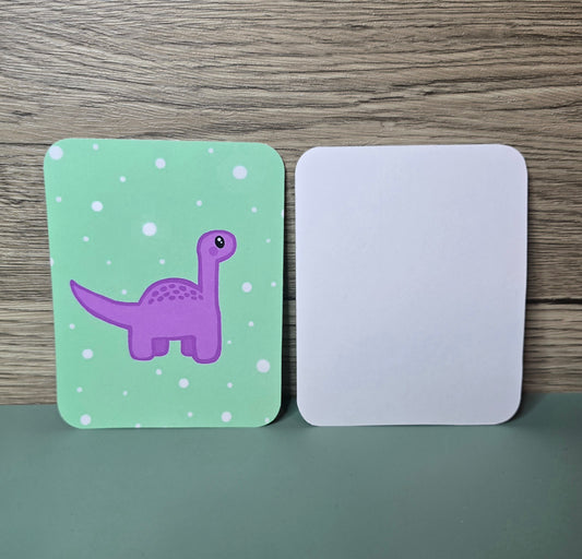 Pink Dino Doodle Notecard