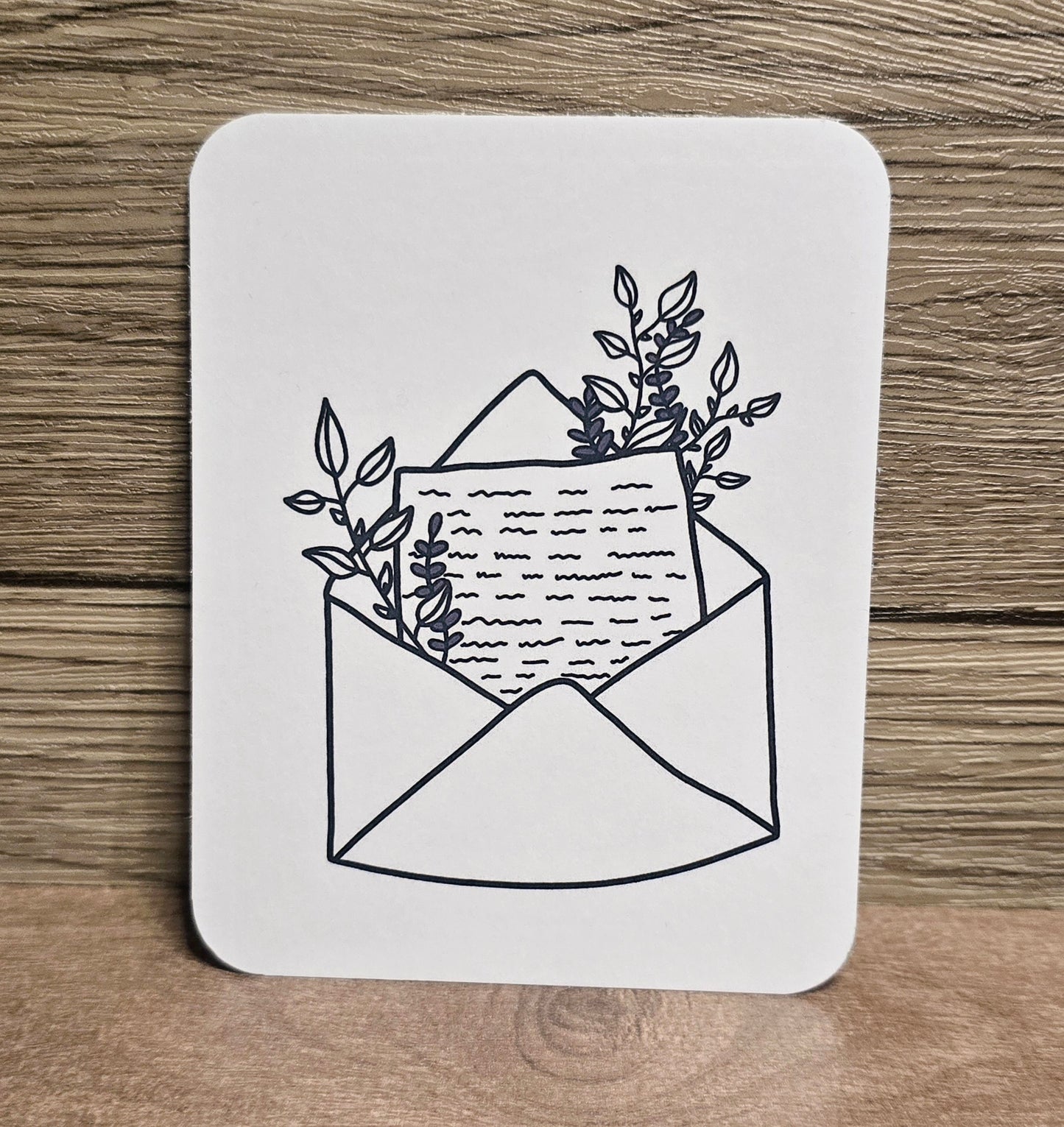 Floral Letter Notecard