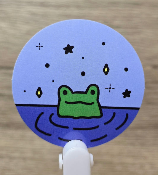 Froggy Pond Sticker 2" x 2"