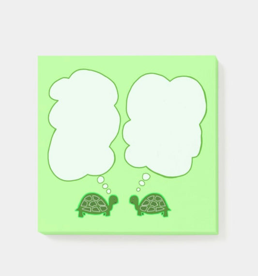 “Turtle Thoughts” Post-its 3” x 3”