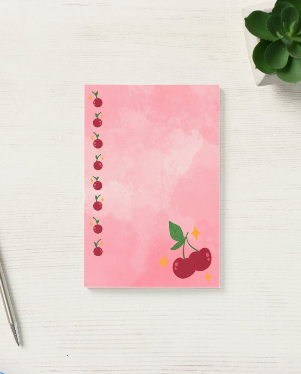 Pink Cherry Notepad
