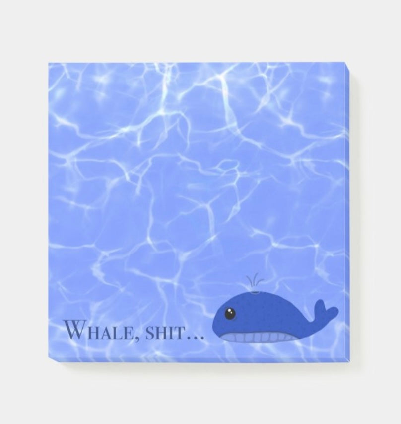 “Whale, Shit” Post-its