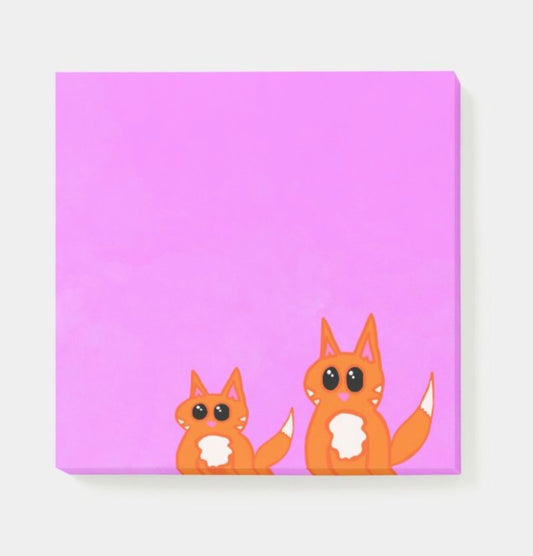 “Pretty Kitty” Post-its