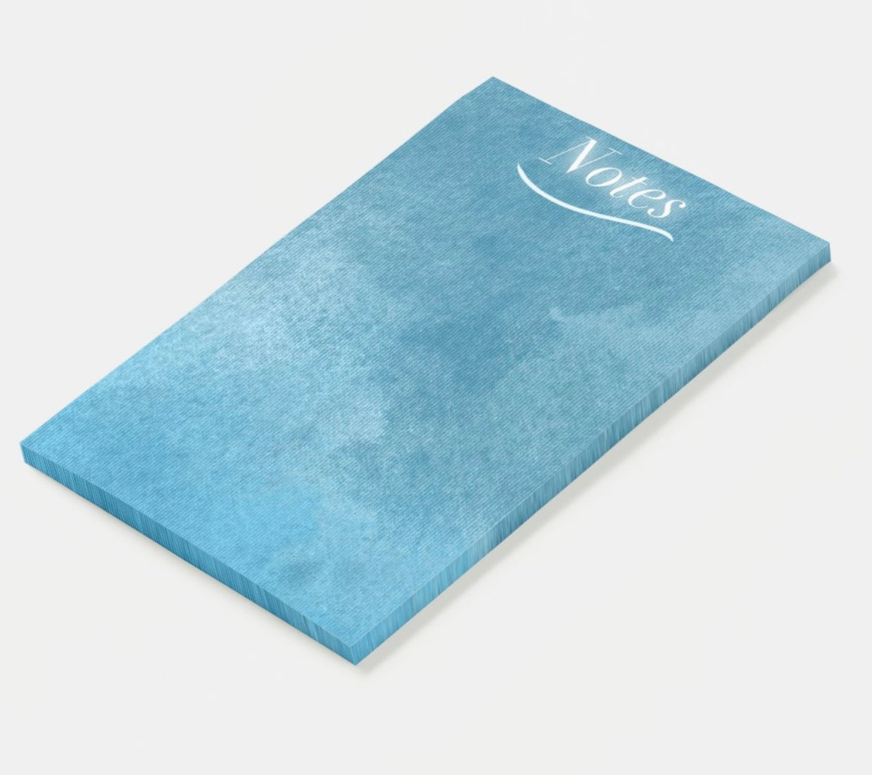 “Blue Jean Baby Print: Notes” Notepad 4” x 6”