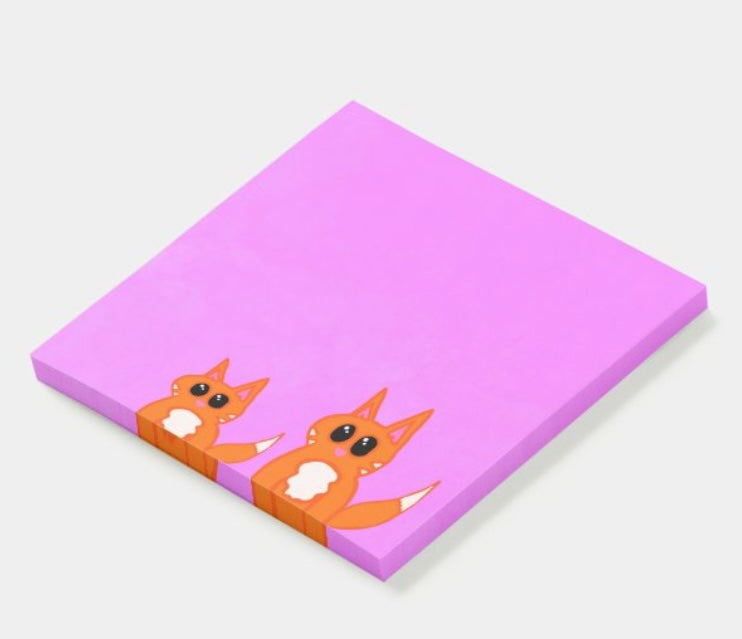 “Pretty Kitty” Post-its