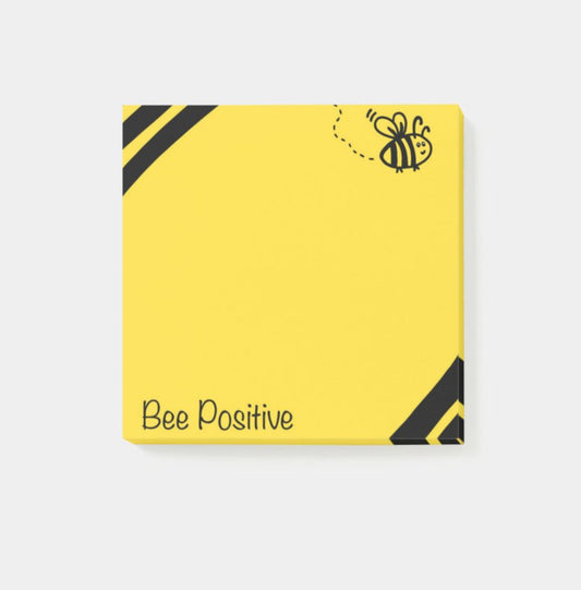 “Bee Positive” Post-It Notes 3” x 3”