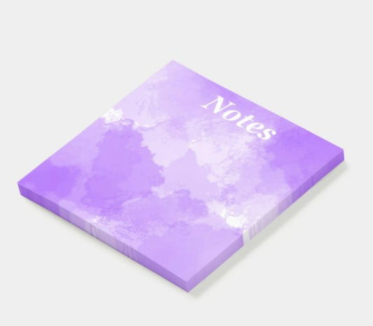 “Cloudy Purple” Post-its