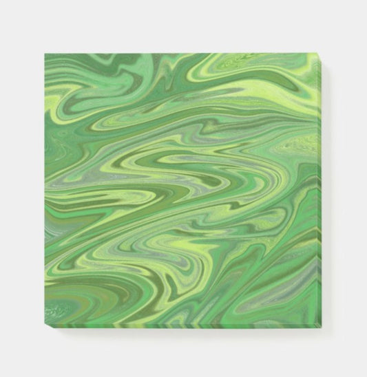 “Liquify Green” Post-its