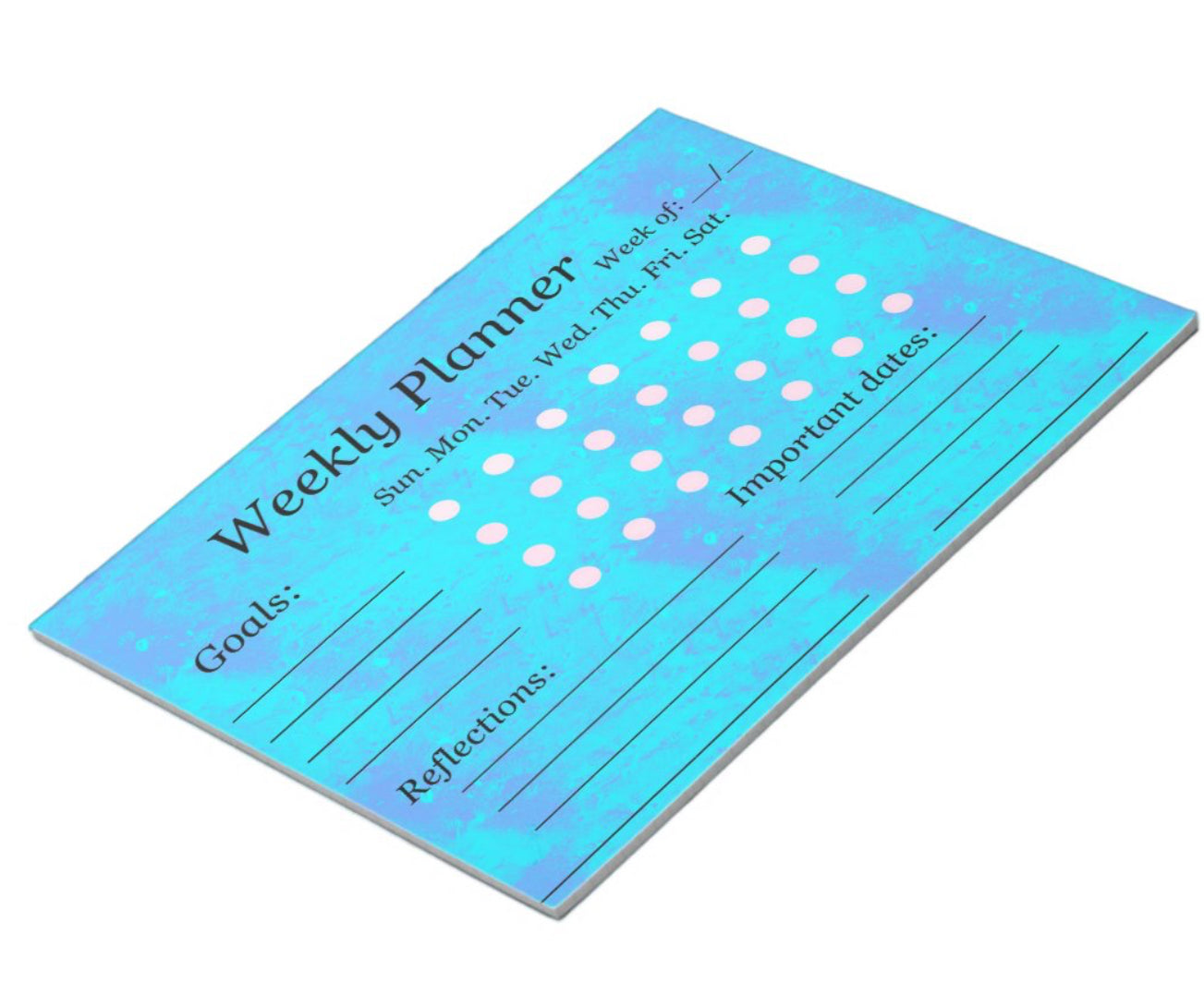 “Weekly Planner” Notepad 11” x 8.5”