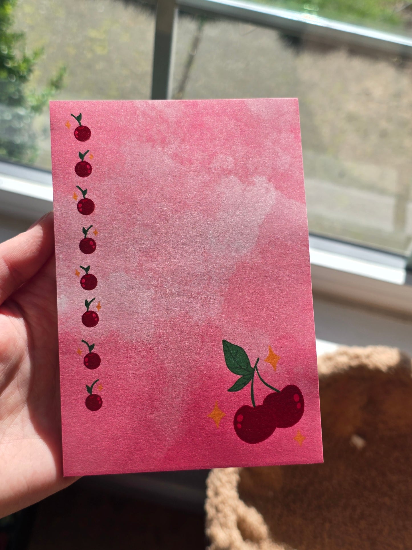 Pink Cherry Notepad