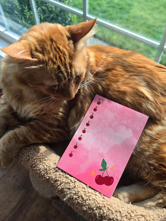 Pink Cherry Notepad