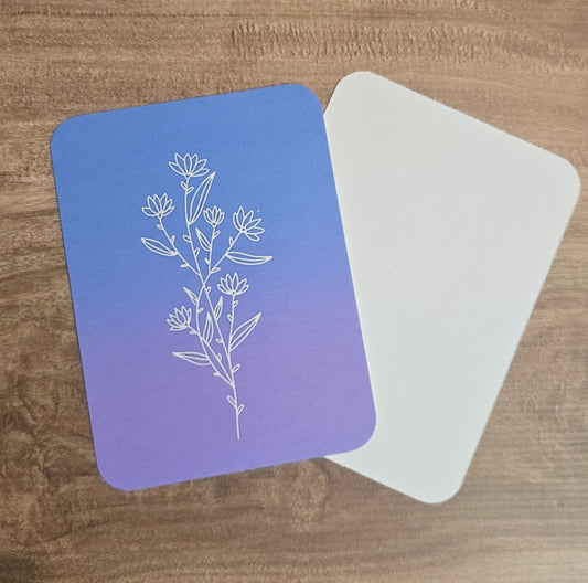 Floral Notecard