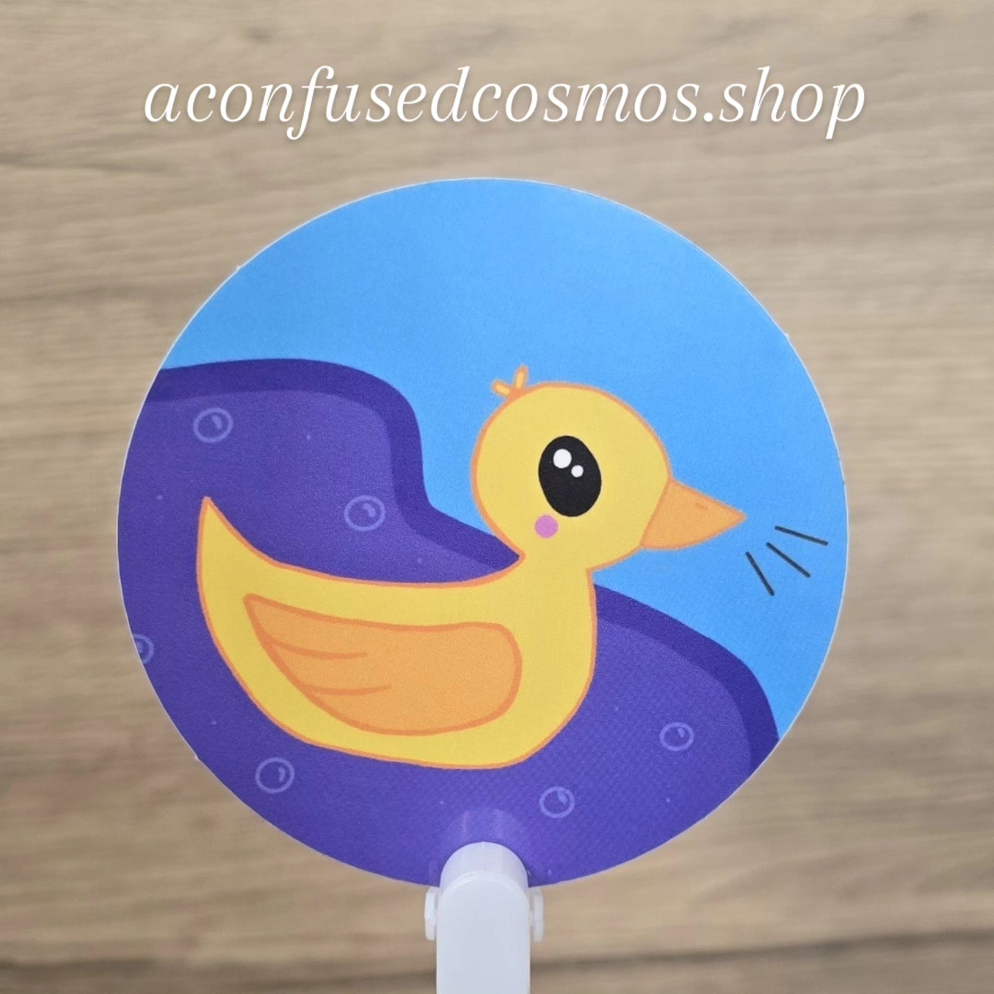 Ducky Doodle Sticker 3” x 3”